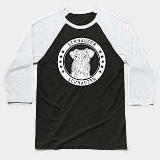 Schnauzer Fan Gift Baseball T-Shirt